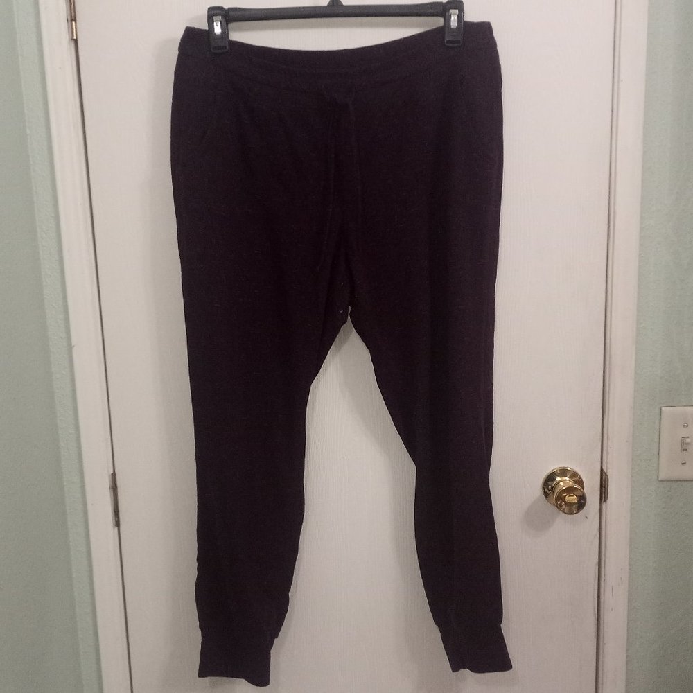 32 Degrees Ladies Fleece Jogger Pants - Purple - XL